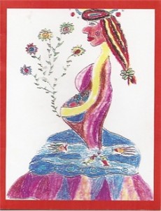 Pregnant Mermaid Tasha Paley Art